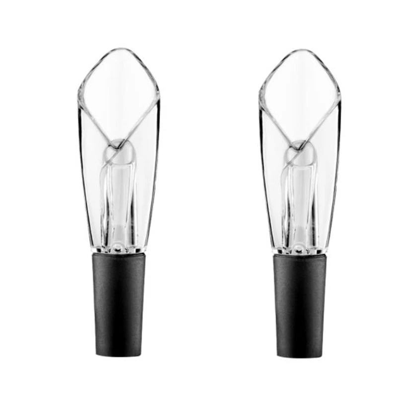 

2 Pcs Wine Aerator Pourer, 2-In-1 Portable Aerating Spout for Wine Decanter, Wine Accessories for Party,Simple to Use