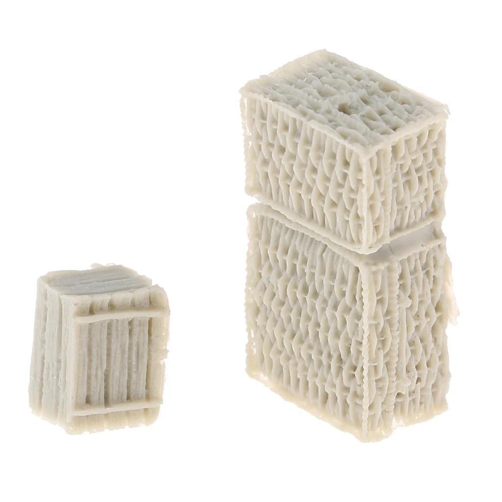 

1:35 Scale DIY Food Supplies Model Unpainted for Sand Table Scene Decor