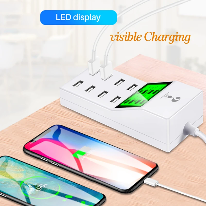 Зарядное устройство Winhow с несколькими USB портами для планшетов MP3 4 цифровых