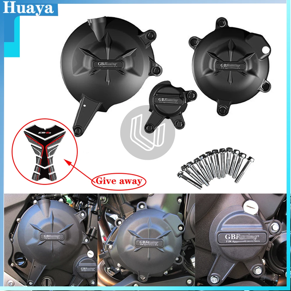 Защитный чехол для двигателя мотоцикла Чехол Для GB Racing for KAWASAKI ER6N ER6F 2006 2016 2009 2010 2011