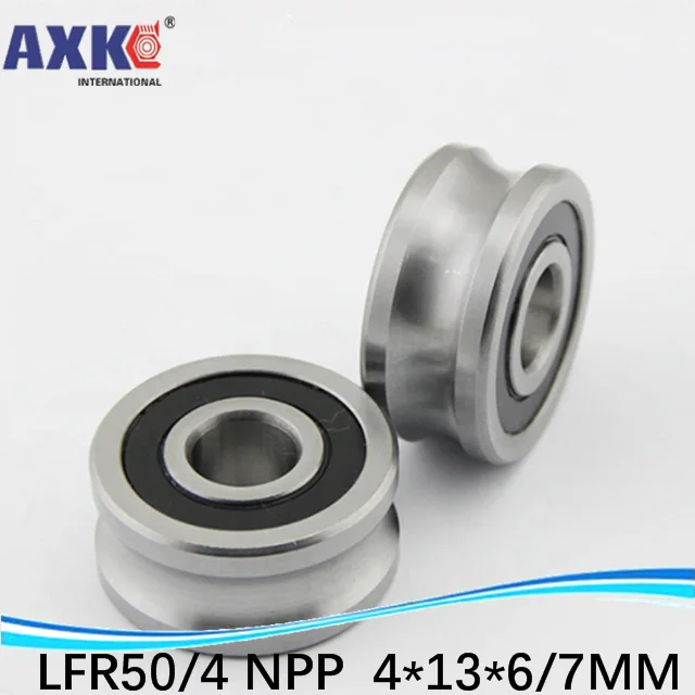 LFR50/4 NPP KDD радиальные гусеничные роликовые подшипники 4*13*6*7 мм точные двухрядные