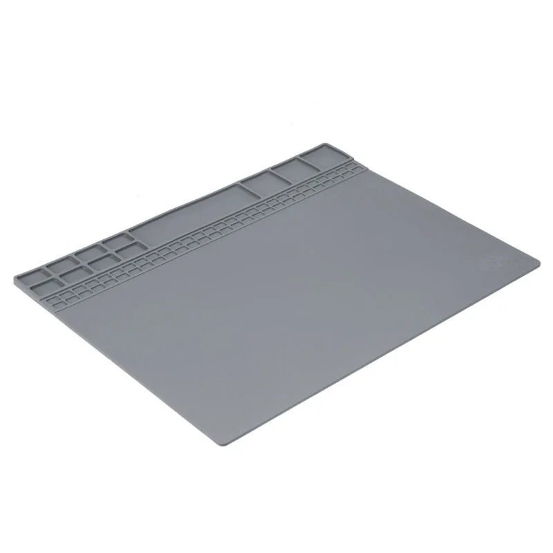

Work Desk Soldering Pad Heat Resistant Insulation Equipment Grey Tool Accessory