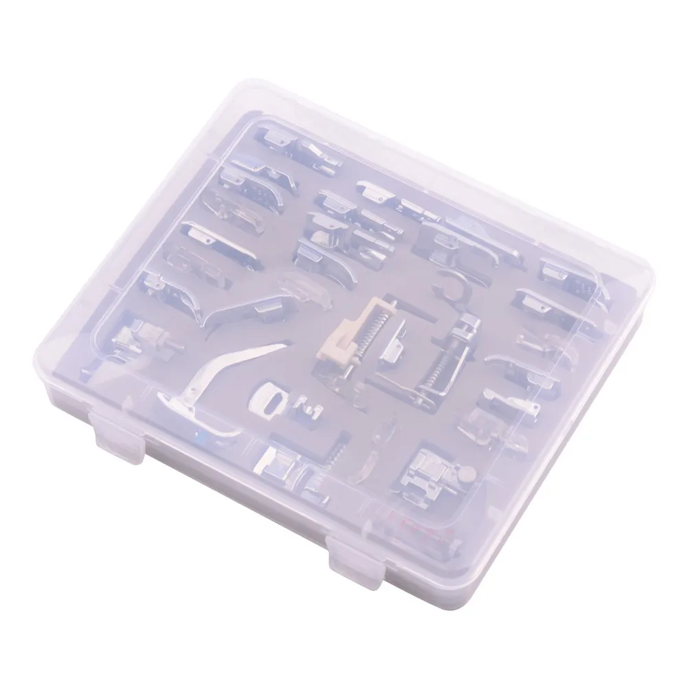 

Presser Feet Set with Manual Adapter Sewing Machine Foot Kit Compatible for Brother Babylock LXY9