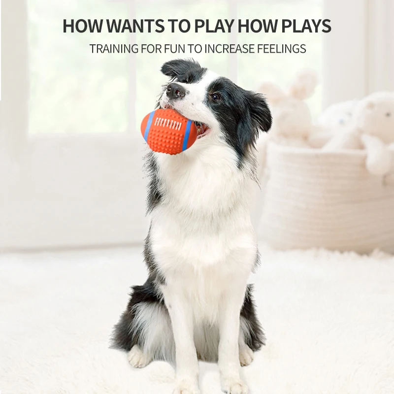 Пищащая собака 1 шт. шариковые Игрушки для маленьких собак резиновая игрушка