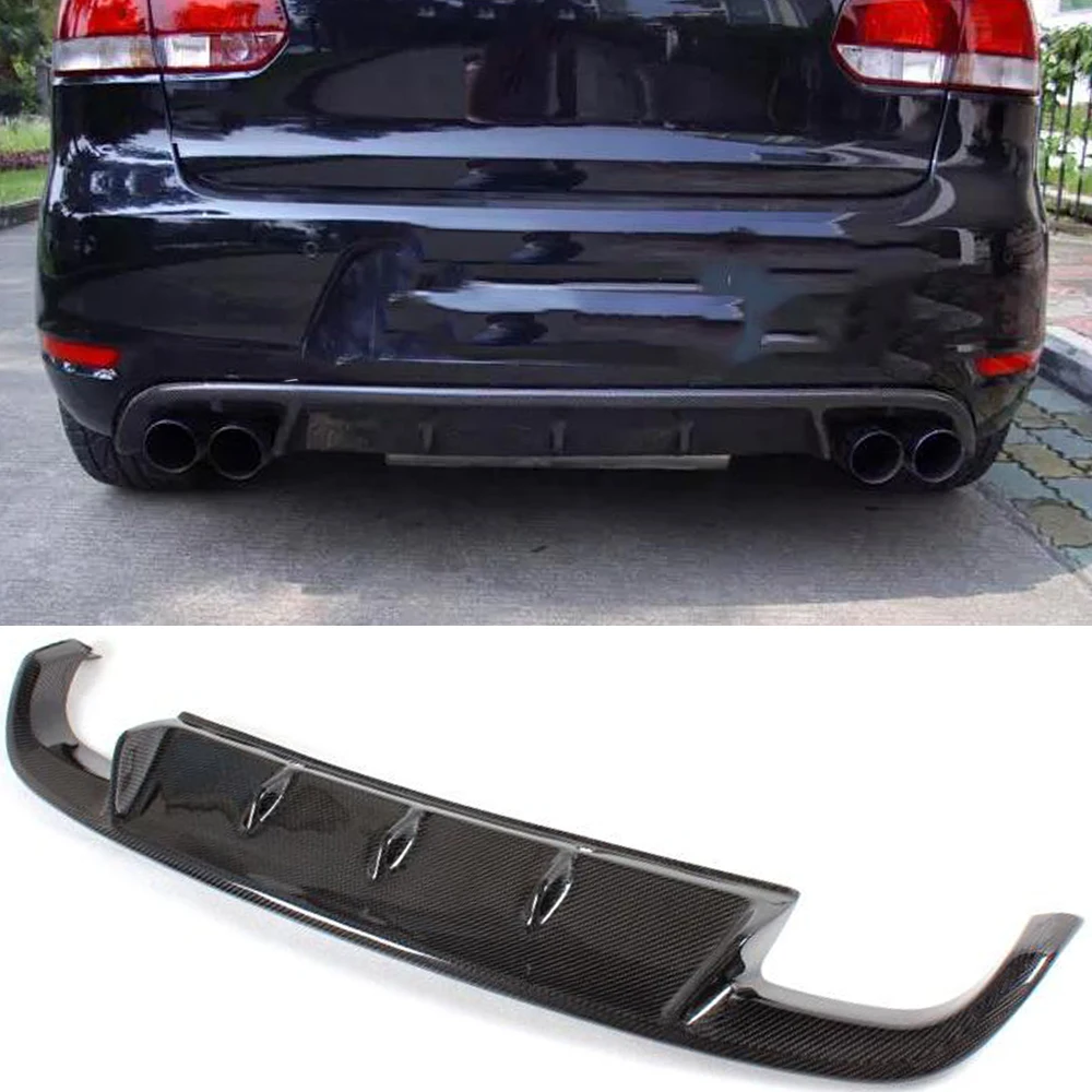 Задний диффузор из углеродного волокна для Volkswagen VW Golf 6 VI MK6 GTI 2010 - 2013