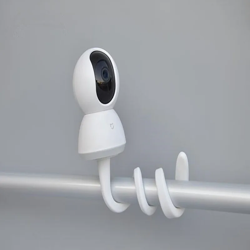 

Xiao Mi Camera 2K Punch-free Pro Monitor Head Bracket Curtain Rod Baby Bed Winding Tie Hanging Upside-down Fixed