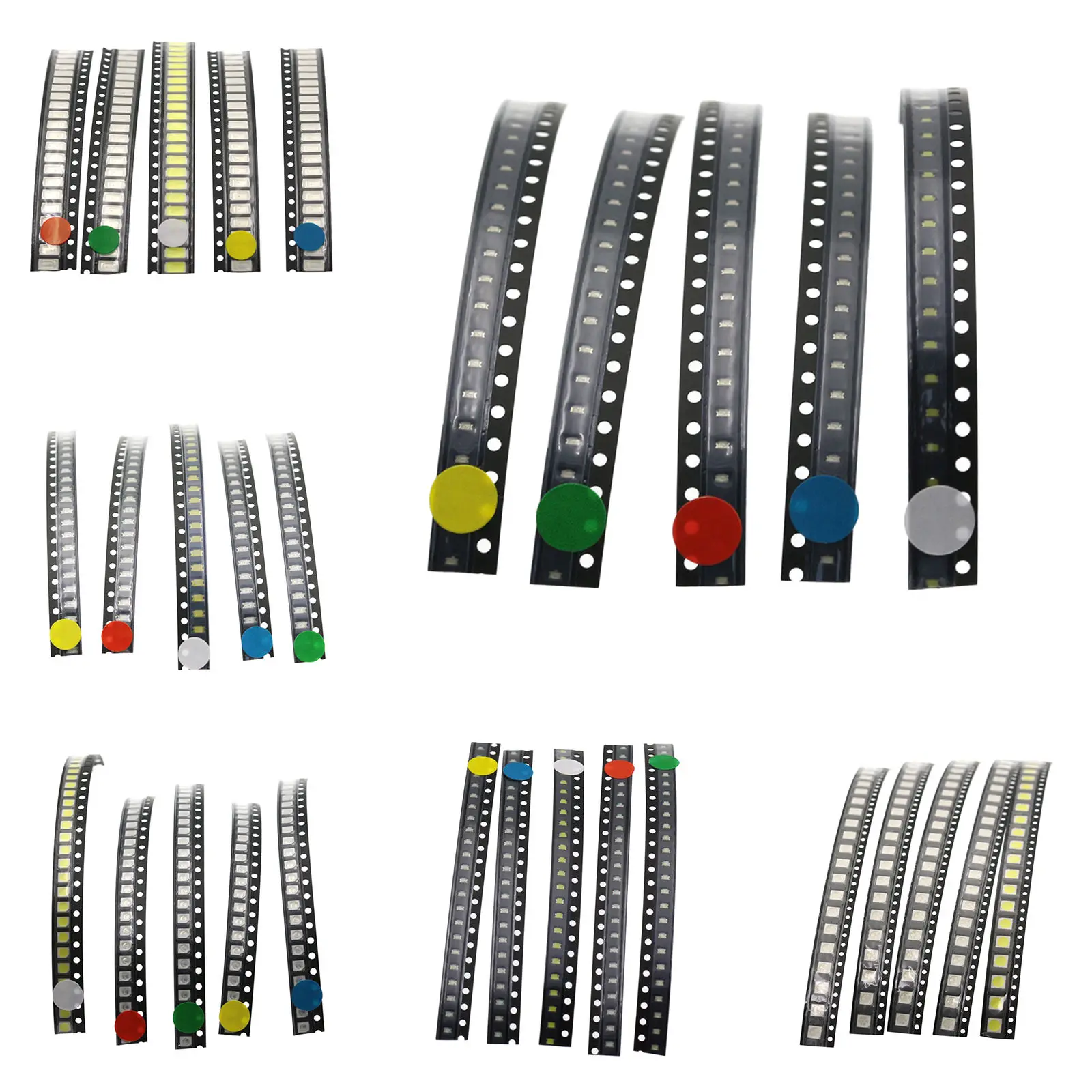 

100 шт. SMD светодиодный Диод, s чип, высокая интенсивность, супер ярсветильник свет, лампы, лампы, электронные компоненты, светильник излучающи...