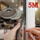 5M кисти прокладки самоклеющиеся двери уплотнительная лента для окон дверной звонок с дверью для звукоизоляции ветрозащитная планка прокладка теплый утеплитель