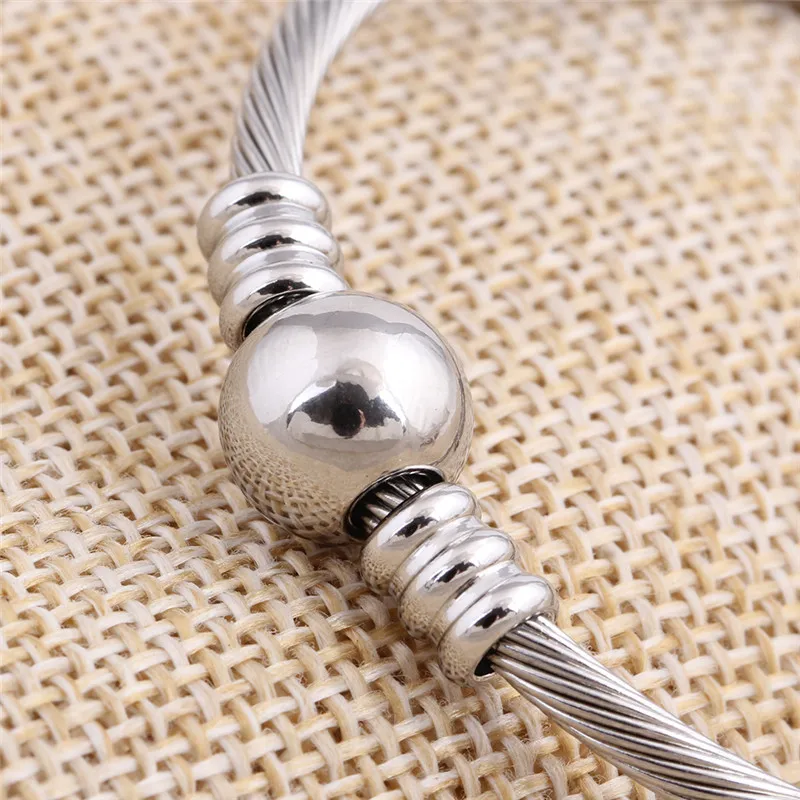 Модные женские ювелирные изделия KOtik серебряного цвета из нержавеющей стали