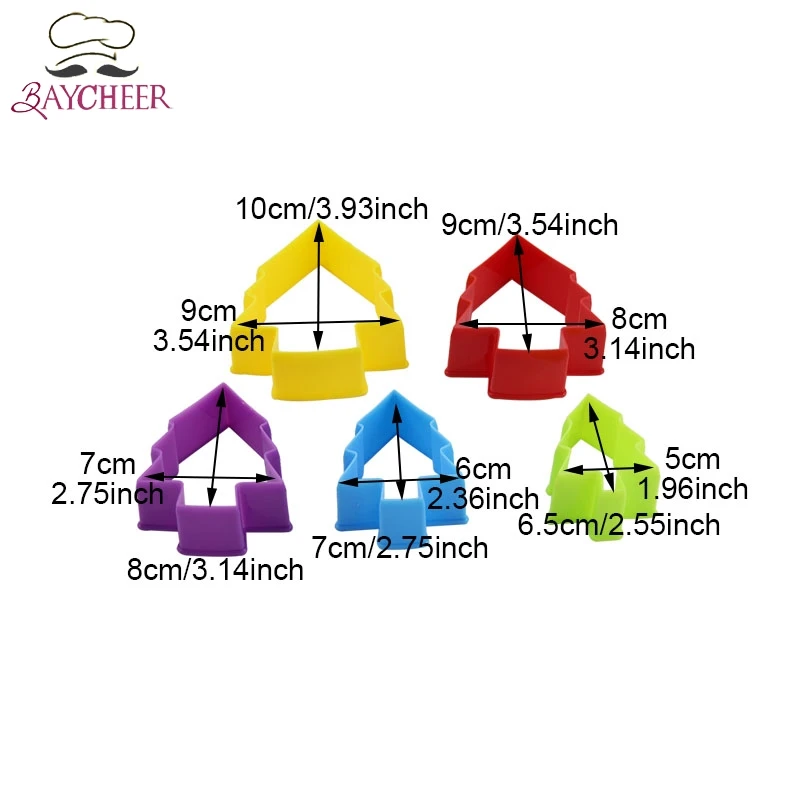 1 Набор резак для печенья в виде рождественской елки | Дом и сад