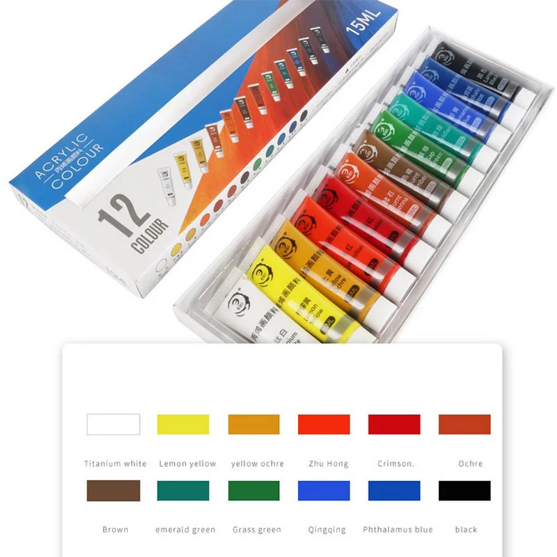 

Tubes Professional Paint DIY Painting Pigment Hand-painted Wall Paint Waterproof