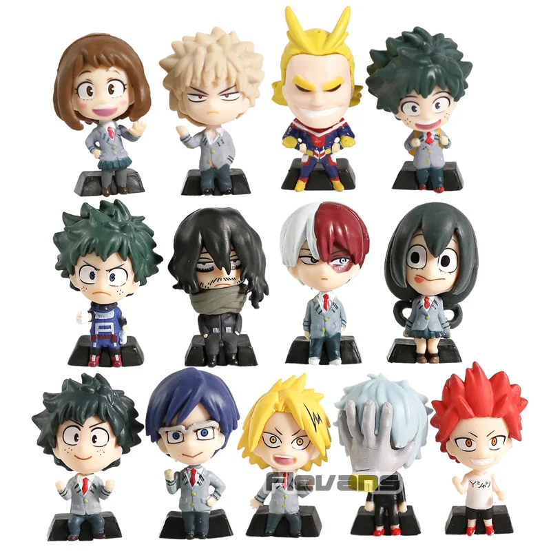 Мой герой Академии Izuku Midoriya Todoroki шото Asui цую каминари Denki киришима эйджиро мини