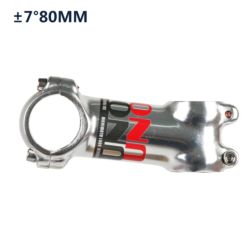 7 Degree 80mm UNO 31,8*28,6 мм сплав дорога горный велосипед ствол руль для велосипеда 7 17 35 градусов полированный серебряный велосипед ствол MTB - Цвет: 7 Degree 80mm