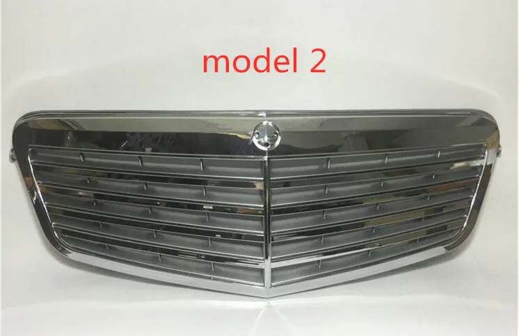 EOsuns Решетка переднего бампера для Mercedes-Benz E class W212 E200 E240 E260 E280 E300 E320L 2009-2013 - Цвет: model 2