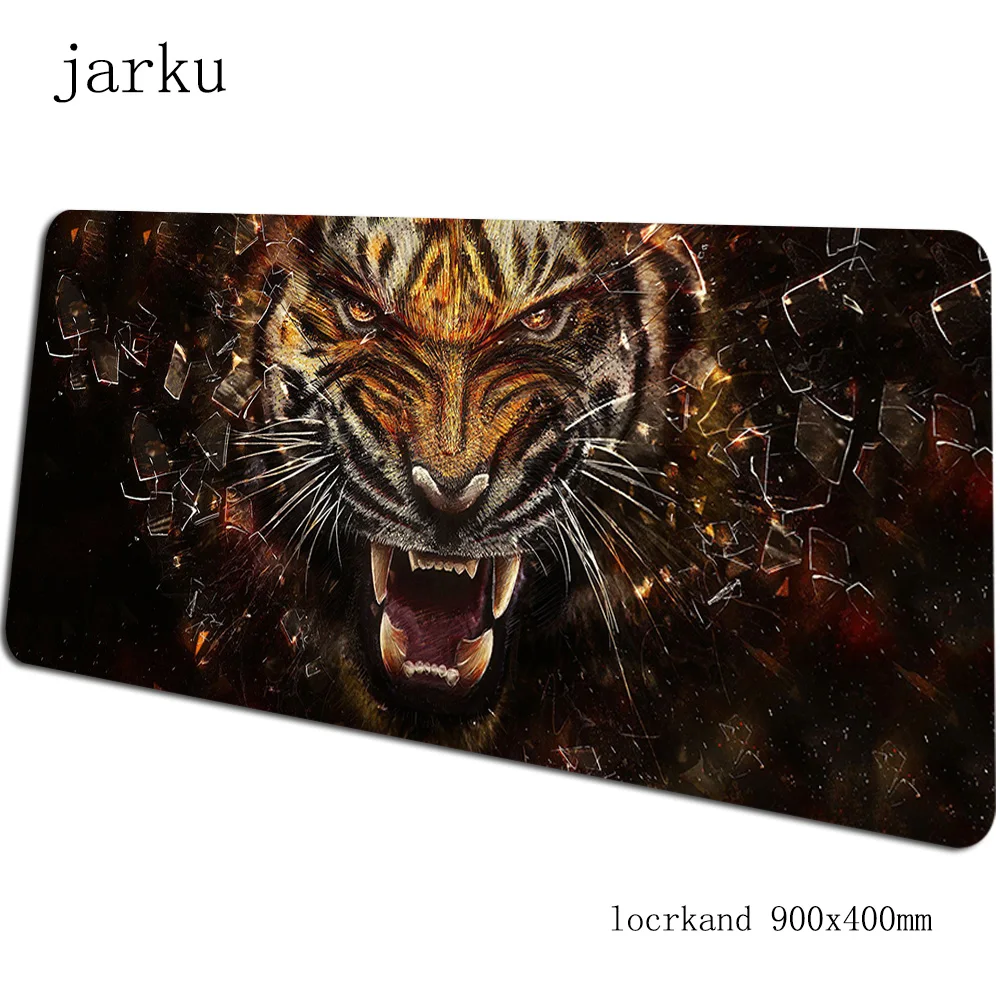Size 900x400X3MM Кошки геймерский коврик для мыши 900x400X3 мм игровой коврик для мыши большой Леопардовый Подарочный блокнот аксессуары для ПК ноутбук Лев падмаус эргономичный коврик - Цвет: Size 900x400X3MM