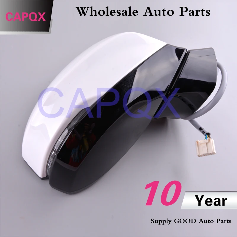 CAPQX 8Pin внешнее зеркало заднего вида боковое Электрический складной для Honda ACCORD EURO