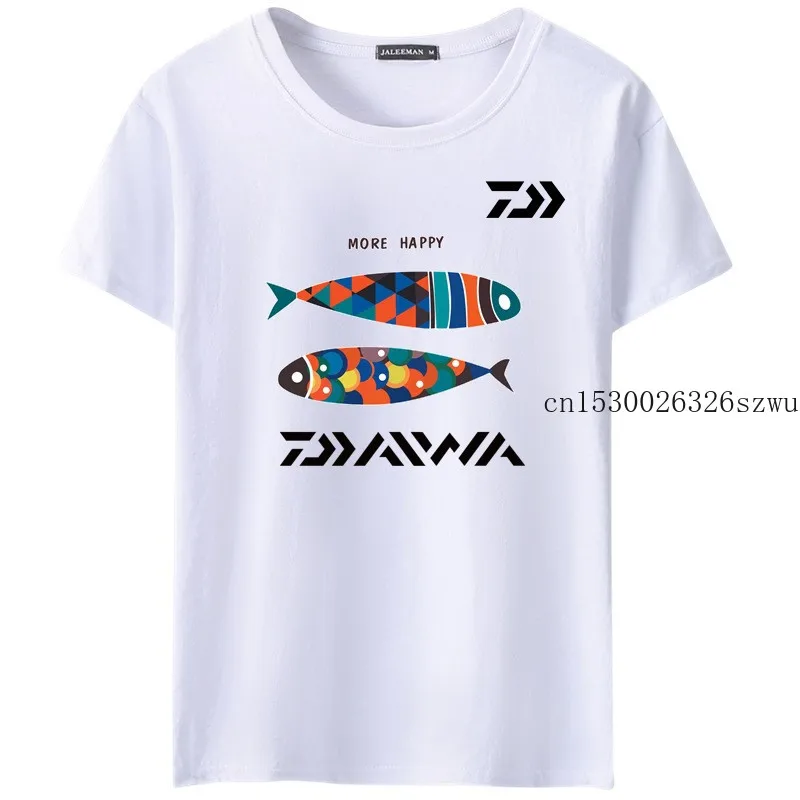 Футболки Daiwa для рыбалки Джерси короткий рукав хлопок рыбаки рыбалка карп форель