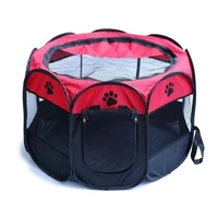 fashion cute dog cat pet puppy folding crate oxford cloth fence dog cat kennel playpens puppy exercise cage pet bad products