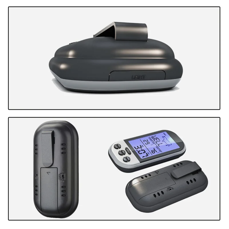 

Digital LCD Display Wireless Barbecue Thermometer Meat Oven Grill Food Baking Probe Kitchen Thermometer Cooking with Timer Alarm