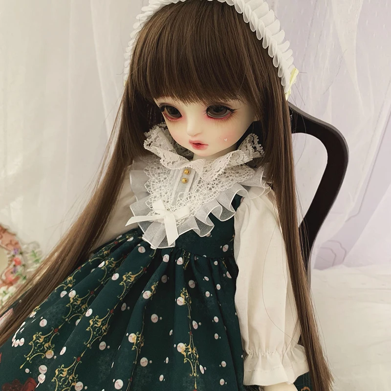 Одежда для куклы Blyth 1/6 платье принцессы с белым кружевным воротником 1/4 BJD SD кукла