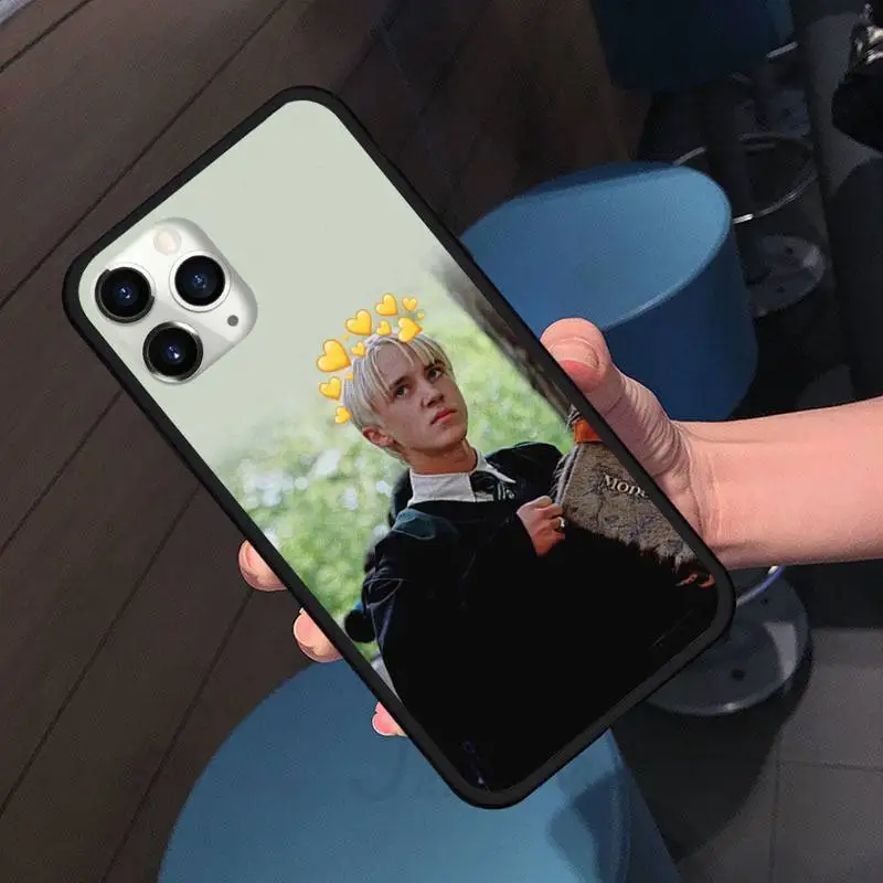 

Draco Malfoy snake potter funny art Phone Case for iPhone 11 12 pro XS MAX 8 7 6 6S Plus X 5S SE 2020 XR shell cover funda