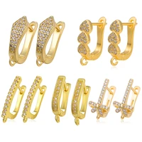 juya diy goldsilver color ear wire supplies leverback hoop earring hooks accessories for fashion dangle earrings jewelry making