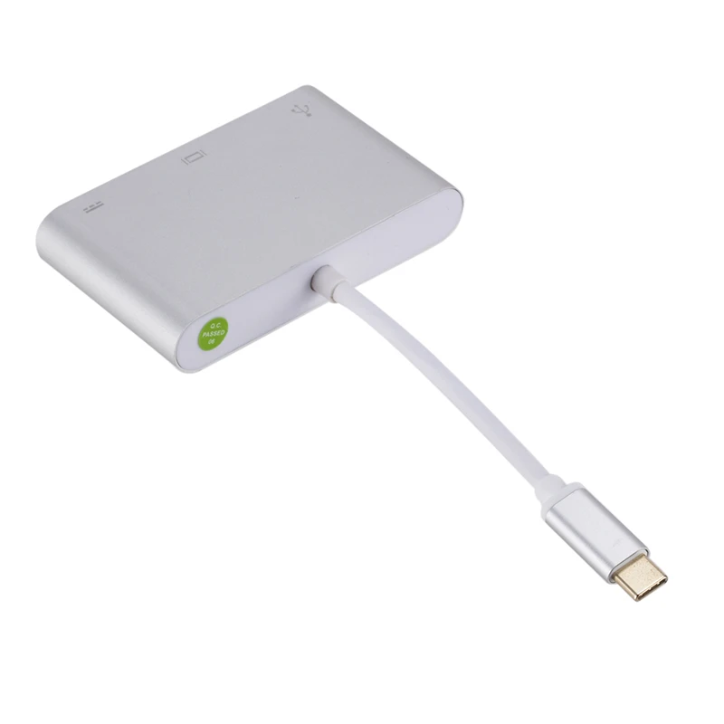 Usb-хаб type C-VGA адаптер для MacBook Air 13 док-станция Hab USB-C концентратор USB 3,0 PD VGA Ноутбук Тип C адаптер сплиттер конвертер