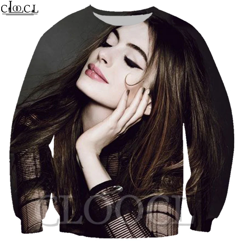 Толстовка унисекс CLOOCL с 3D принтом повседневный свитшот круглым вырезом и звезд