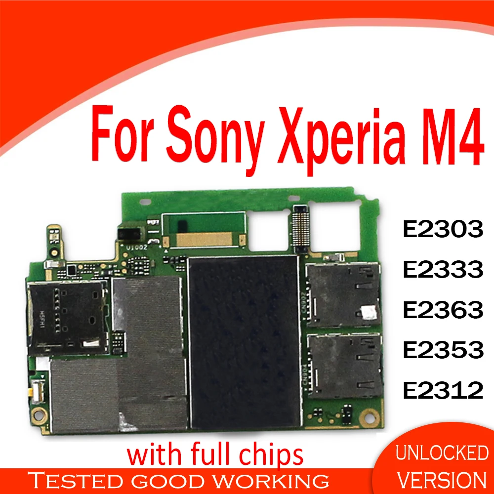 Для Sony Xperia M4 Aqua E2303 E2333 E2363 E2353 E2312 материнская плата разблокированная оригинальная