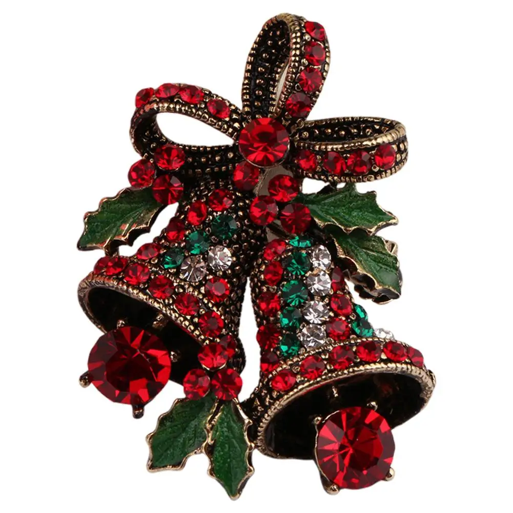 Рождественская булавка женский милый креативный костюм Рождественский бантик