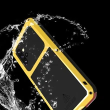Love Mei Case For Samsung A72 Shock Dirt Proof Water Resistant Heavy Protection Metal Armor Cover Phone Case For Galaxy A72