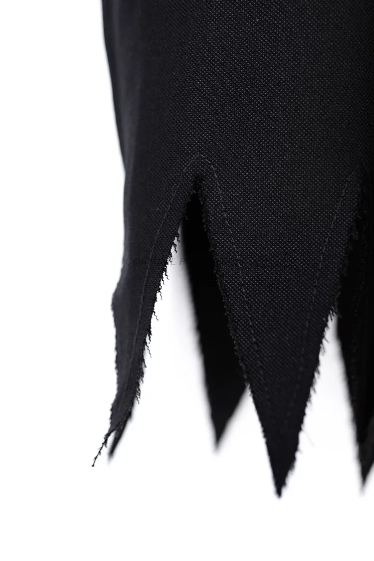 

men's shorts with raw edge original black summer fashion urban youth youth style