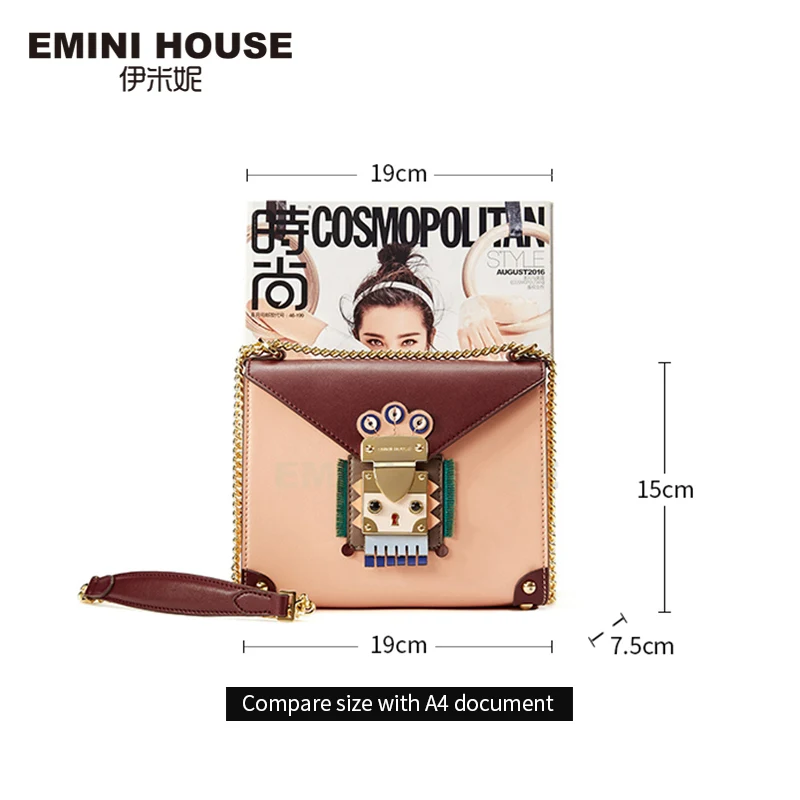 EMINI HOUSE Сумка с клапаном в индийском стиле оригинальная сумка на цепочке женские