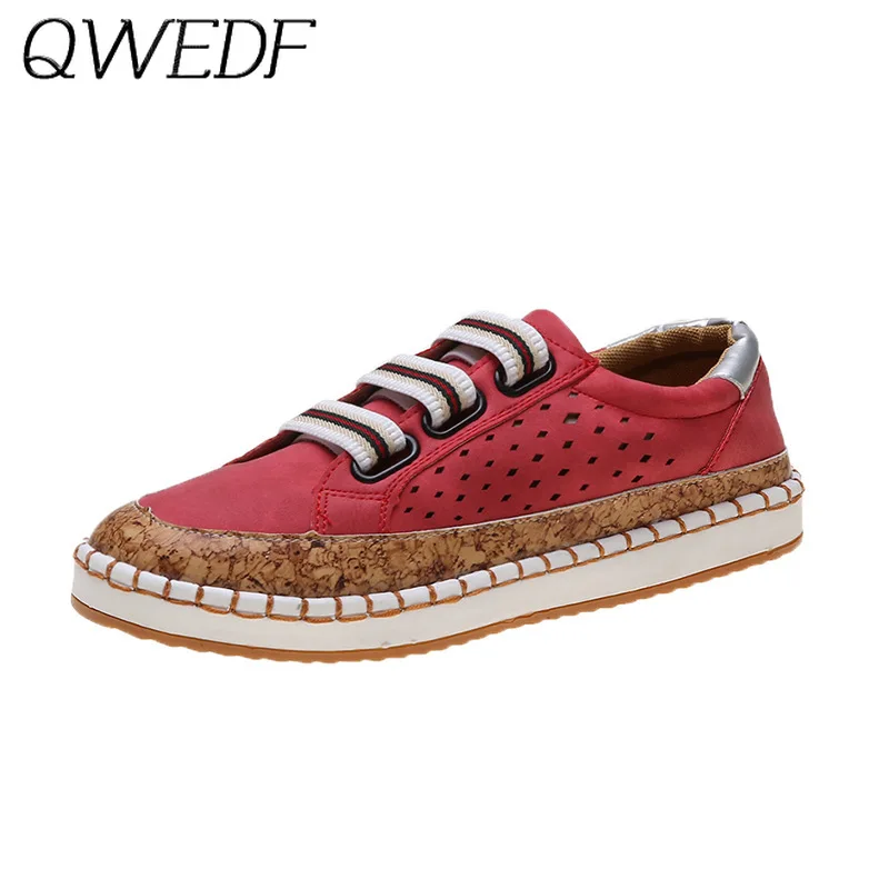 

Women Sneakers Shallow Loafers Casual Shoes Breathable Hollow Out Female Vulcanized Shoes Comfortable Slip On Flats Shoes U7-15