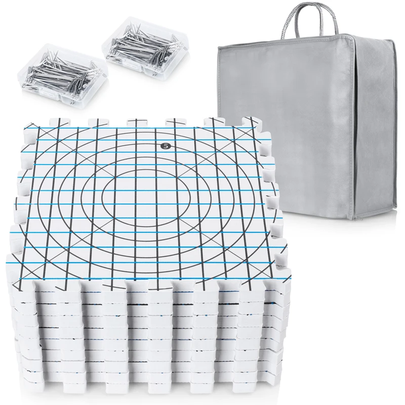 Блокирующие коврики для вязания 9 шт. крючком с булавками инструменты шитья