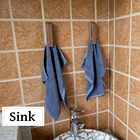 Вешалка для одежды из массива дерева, прочный держатель, аксессуары для ванной комнаты, передвижная вешалка для полотенец, деревянная настенная подвесная полка