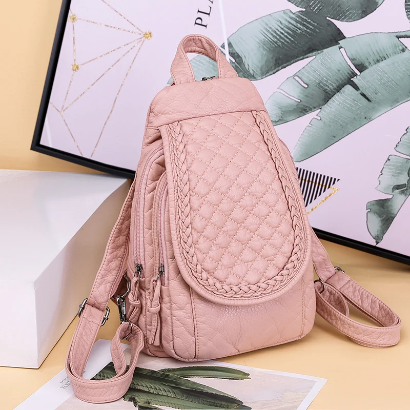 Дизайнерский рюкзак женский модный кожаный мини-рюкзак для женщин