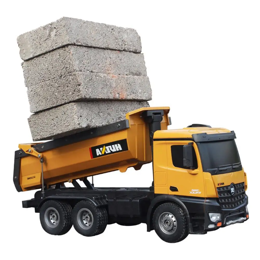 huina toys 1573 114 10ch сплав rc самосвал инжене