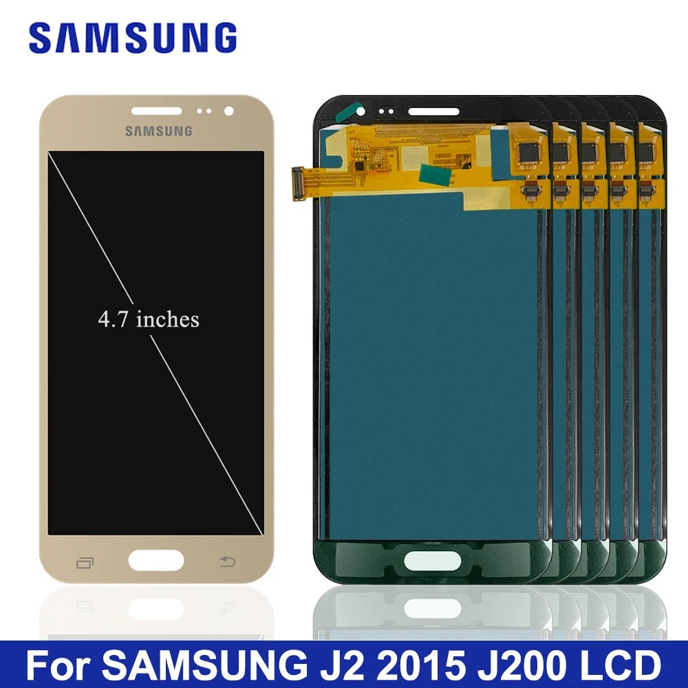 Сменный сенсорный ЖК экран 10 шт./лот для Samsung Galaxy J2 2015 J200F J200M J200H J200Y|Экраны