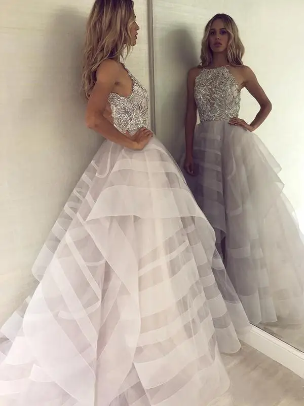 Великолепные свадебные платья Аппликации robe de mariee vestido noiva Длинные с открытыми