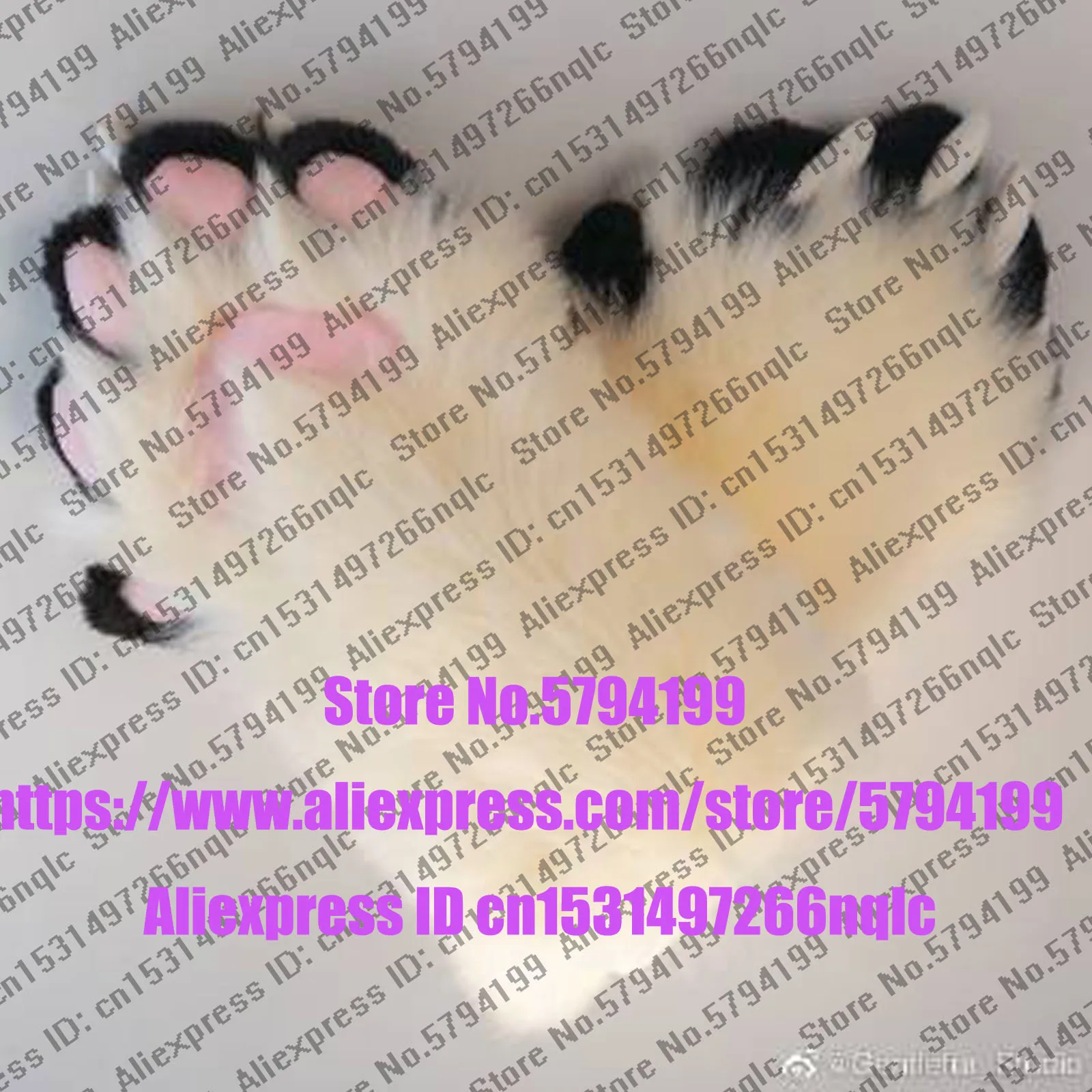 Возможно изготовление на заказ реальное фото меховой костюм с лапами лиса