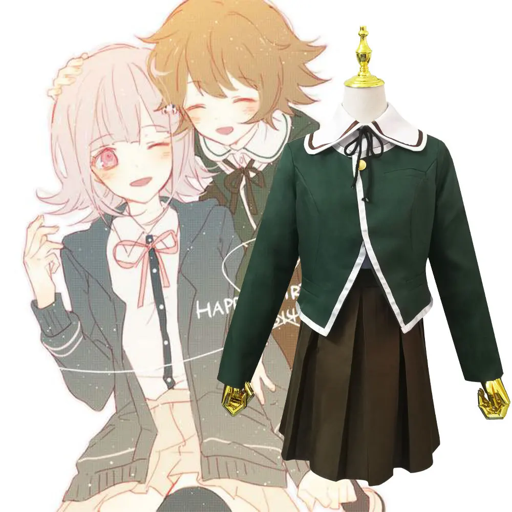 Женский костюм для косплея Fujisaki из аниме данганронпа V3 униформа вечевечерние НКИ