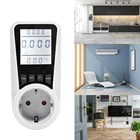Цифровой ваттметр, измеритель мощности переменного тока 220 В, ЖК-дисплей, измеритель мощности с вилкой Стандарта ЕС, измеритель мощности киловатта, напряжения