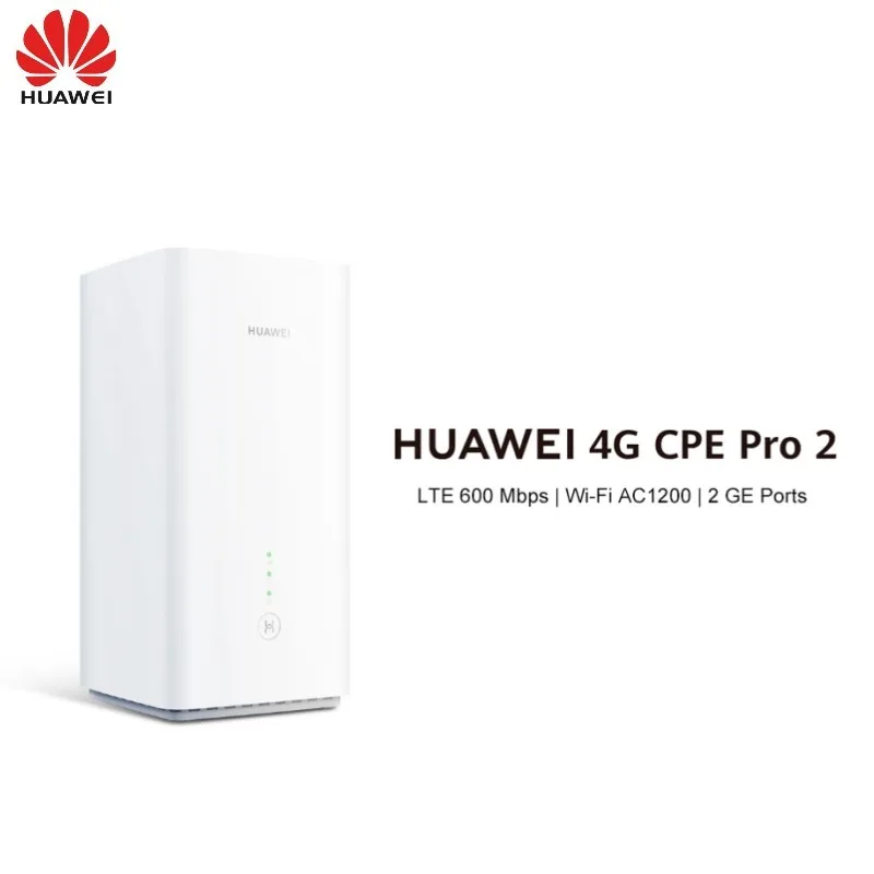 

Разблокированный Wi-Fi роутер 4G с Sim-картой Huawei 4G CPE Pro 2 B628-265 LTE Cat12 до 600 Мбит/с 2,4G 5G AC1200 Lte