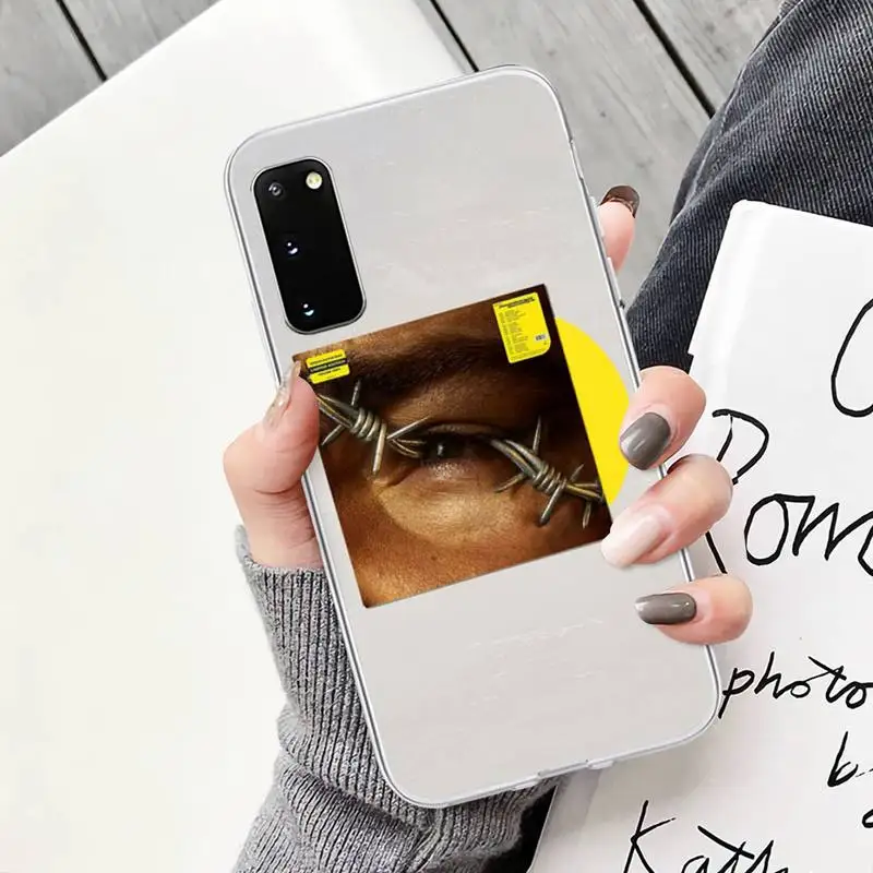 Чехол для телефона Post Malone Beerbongs Samsung Galaxy S8 S9 S10 Plus S10E S20FE A71 A51 A21S прозрачный