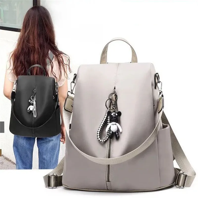 Модная женская сумка Mochila женский рюкзак с защитой от кражи водонепроницаемая