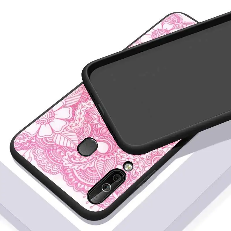 

Mandala Chakra Yoga for Huawei P Smart Z S Plus 2020 2019 Nova 5T 5i 5 4e 4 3i 3e 3 2i Phone Case Bright Black Cover