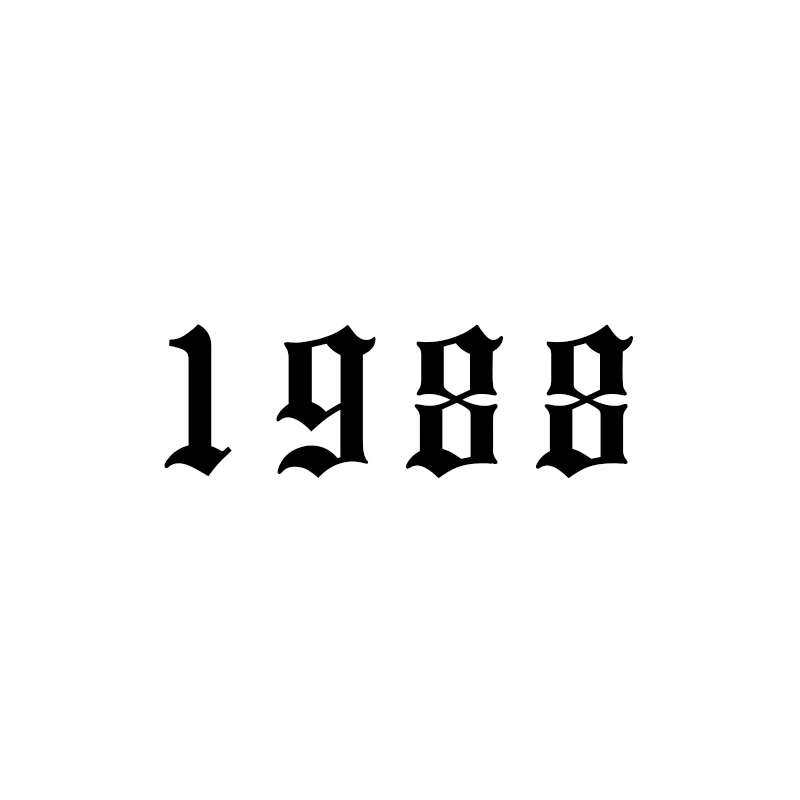 Нержавеющая сталь кольца для Для женщин старинном английском номер кольца Для мужчин Anillos Hombre ювелирные изделия Год 1997 1998 1999 Для мужчин кольцо Bagues Homme - Цвет основного камня: 1988