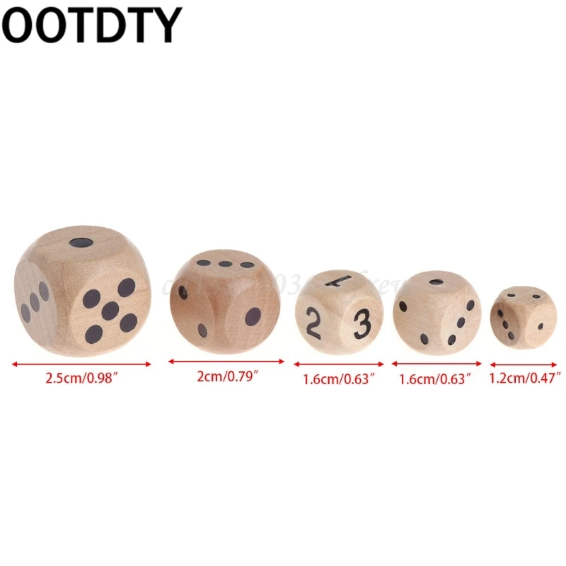 6 шт./набор вечерние деревянные кубики для Маджонга|Кубики| |