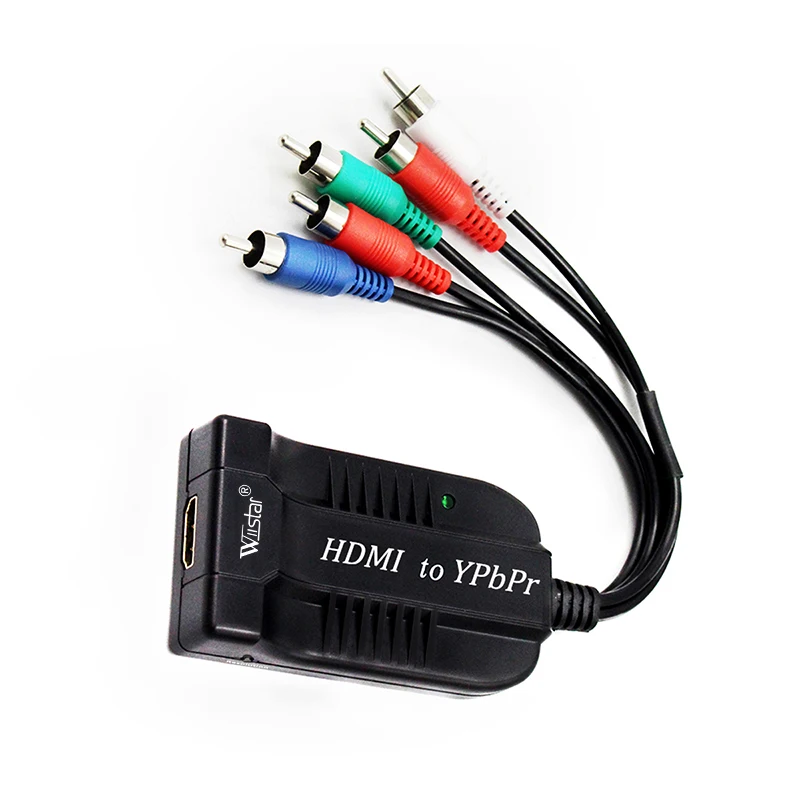 

Wiistar HDMI To Ypbpr RGB Converter HDMI to Component L/R audio Adapter 1080P for HDTV 5 RCA to HDMI